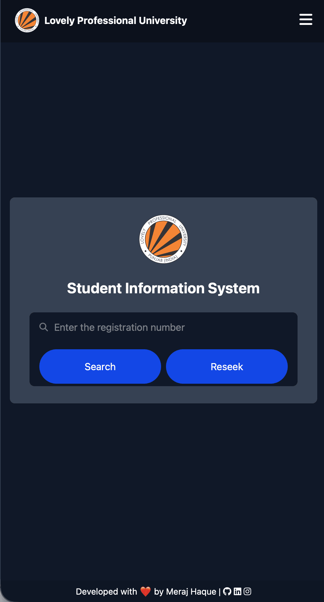 Student Ranking System